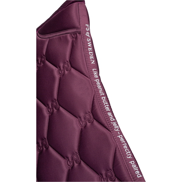 2025 PS of Sweden Saddle Pad Dressage Ruffle 1110-055-381 - Plum